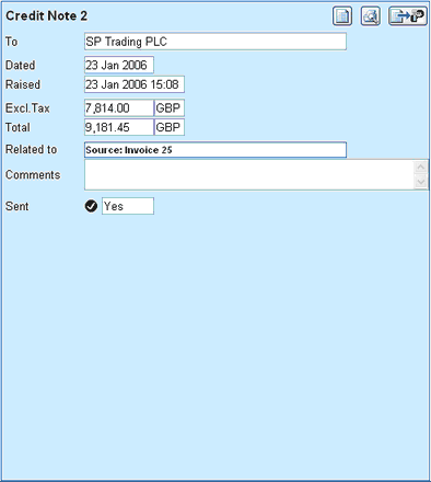 creditnote_summary_view